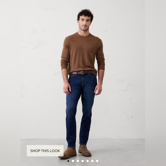 NWOT Brown Merino Wool Sweater Size XS By Banana Republic Factory - Picture 1 of 5